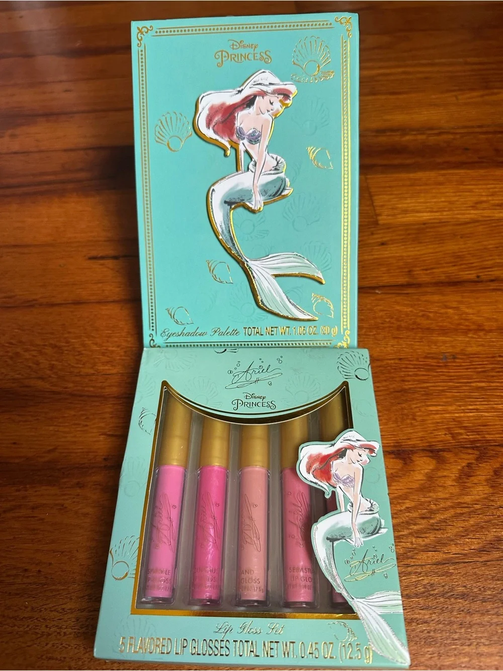Disney Princess Eyeshadow Palette and Lip Gloss Set
